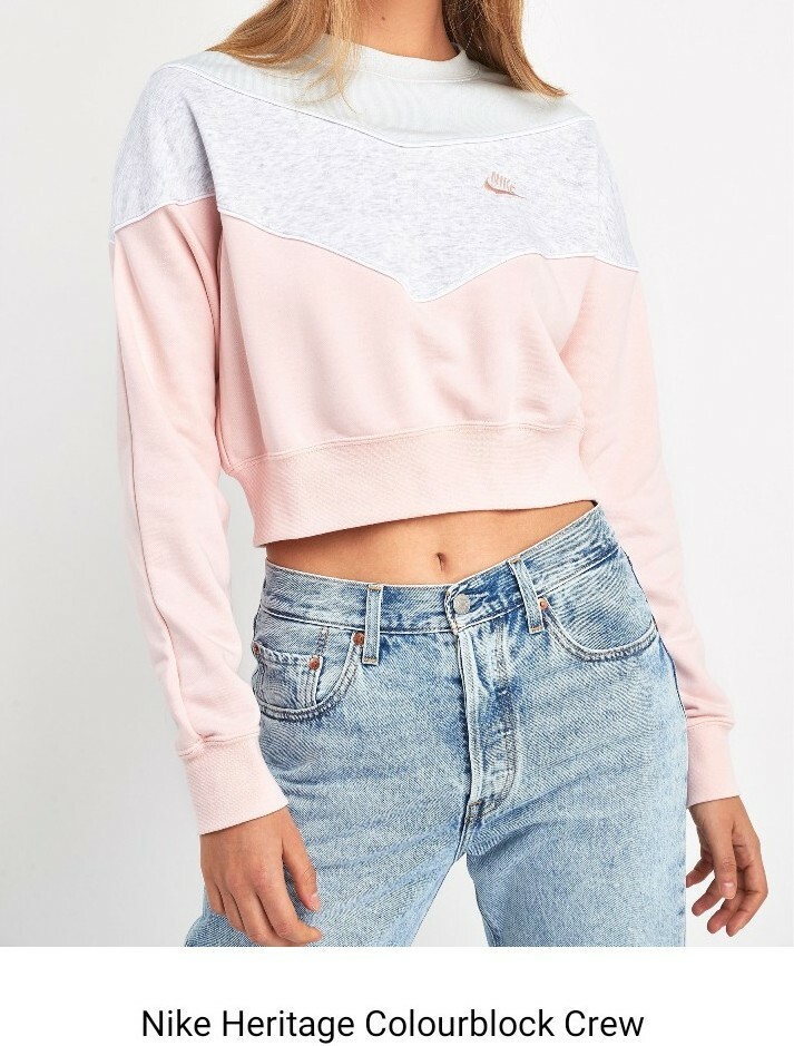 nike heritage crew sweatshirt womens