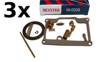 Keyster Vergaser-Reparatursatz,Kawasaki H2, KH750, 3 Kits KK-0028