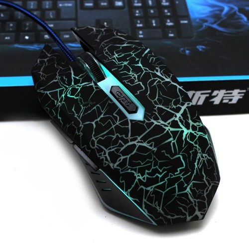 2400 DPI Wired Gaming Mouse Ergonomic USB Optical Mouse Mice for Laptop Computer - Picture 6 of 8