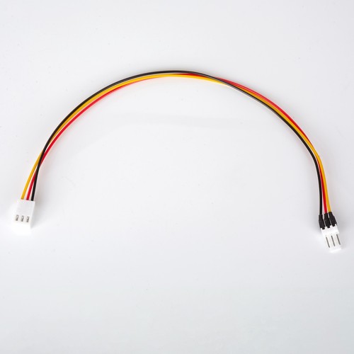 3 Pin Computer PC Fan Power Extension Cable 12V 3-Pin Male to 3-pin Female, 26cm