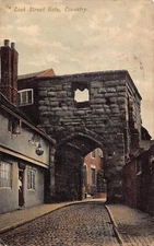 A781 England 1910 Cook Street Gate Coventry vintage postcard