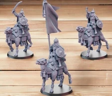 Araby / Easterling Camel Rider Command 28mm LoTR MESBG Wargames & Collectors