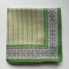HANDKERCHIEF JAPAN MEN'S POCKET SQUARE VINTAGE STRIPED PLAIN COTTON 18" A0004 