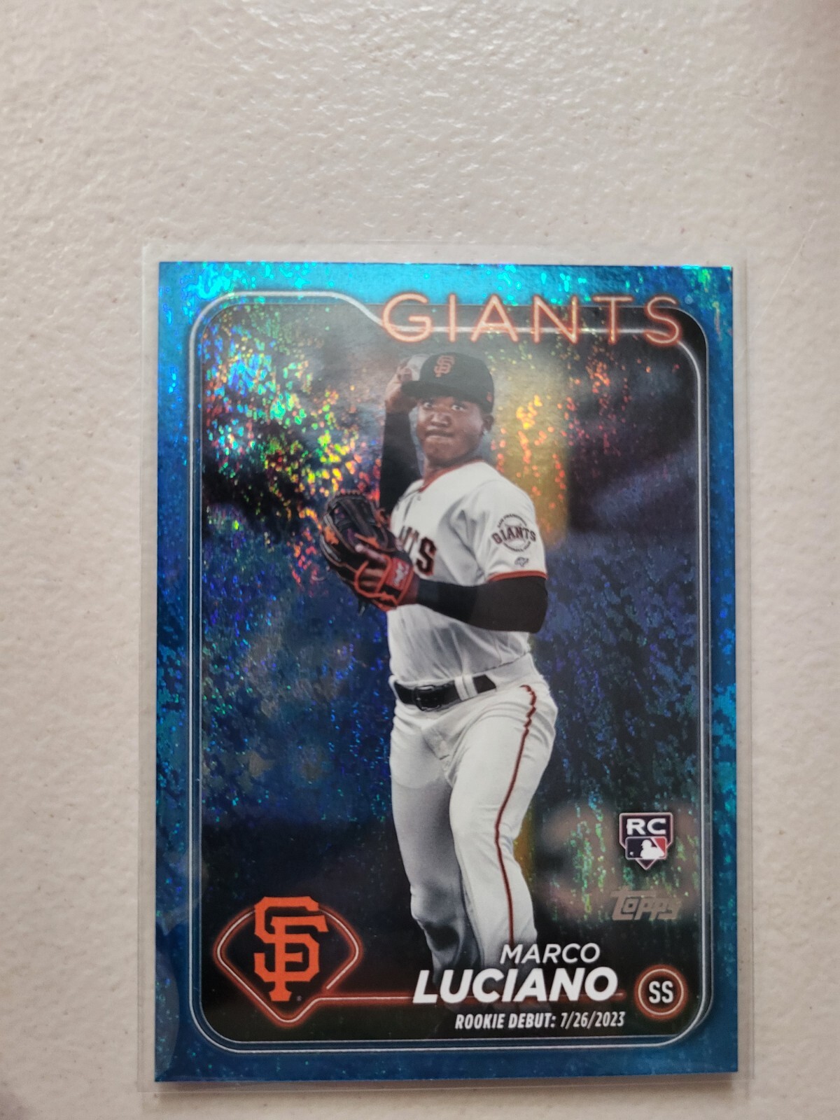 2024 Topps Update Marco Luciano Rookie Blue Foil #/999 SF Giants #US217 NM