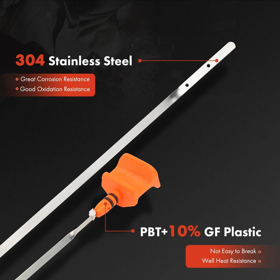 Varilla de medición de aceite de motor para Honda CR-V 2002-2006 Accord 2003-2007 Element 03-11 2,4 L Foto 3 de 4