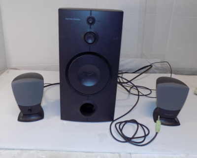 harman/kardon HK 395 スピーカー ブラック HARMON KARDON HK395 COMPUTER SPEAKERS SYSTEM TWO SPEAKERS