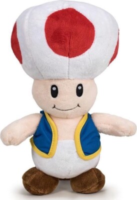 SUPER MARIO KART TOAD Pilz Kuscheltier Plüsch Figur Stofftier 30 cm NEU