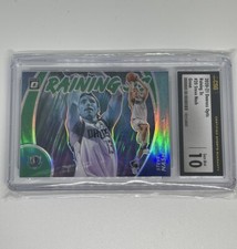 2020-21 Donruss Optic Steve Nash Raining 3s Green /5 SSP CSG 10 Gem Mint