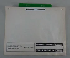 Parts Catalog / Spare Parts List Gutbrod Lawn Mower TB