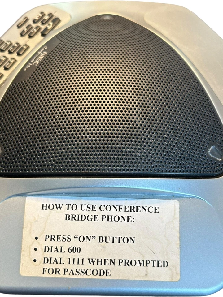 NEC CONFERENCE MAX 910-157-231 Rev 3.0 Foto 2 de 4