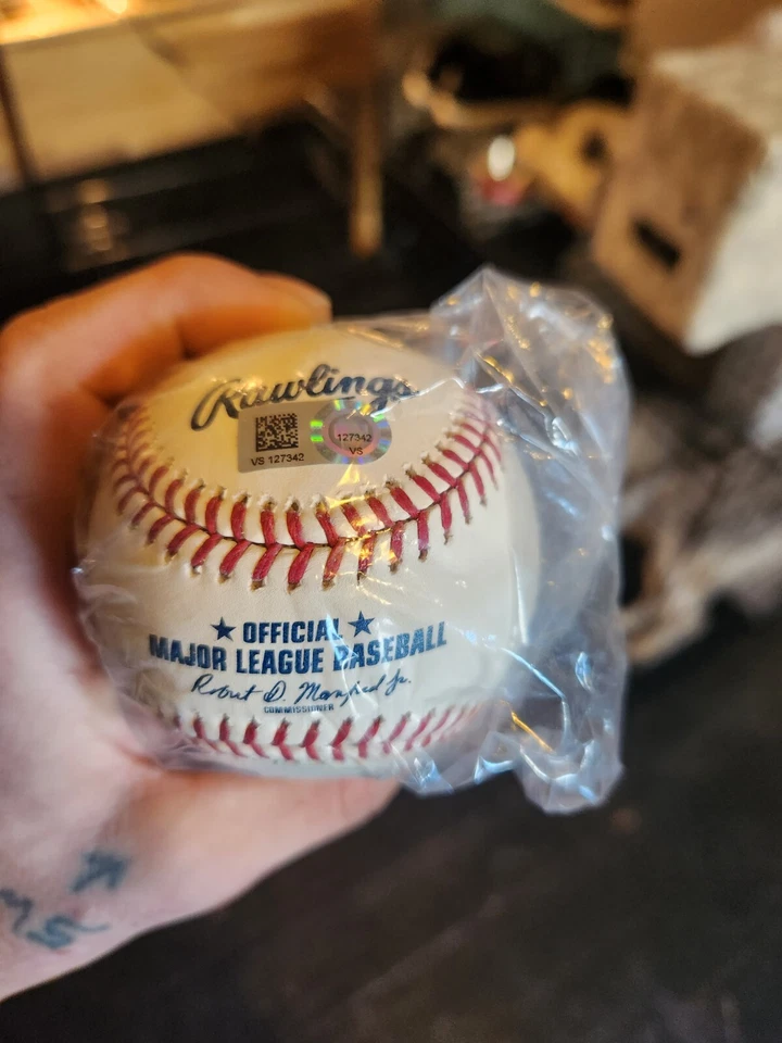 Béisbol autografiado por Chet Lemon con holograma Foto 2 de 2