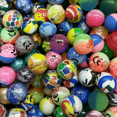 LARGE 45 mm Jet Balls Brightly bouncy balls Party Bag gifts