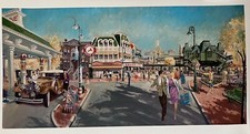 Disneyland Paris Imagineering - Main Street USA - Disney Gallery druk artystyczny