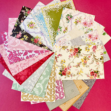 Anna Griffin Lovely Layers 20 Pc Set Cardstock Weight 3 Good Luck Red Cards