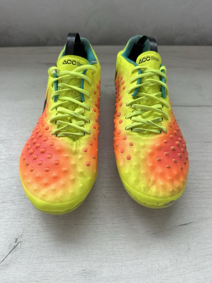 Nike Magista Opus 2 II FG Yellow Football Soccer Cleats ACC US8.5