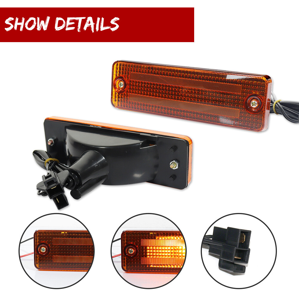 マツダ　ポーターウインカーなど Amber Marker Signal Blinker Corner Parking Lights For Mazda 323