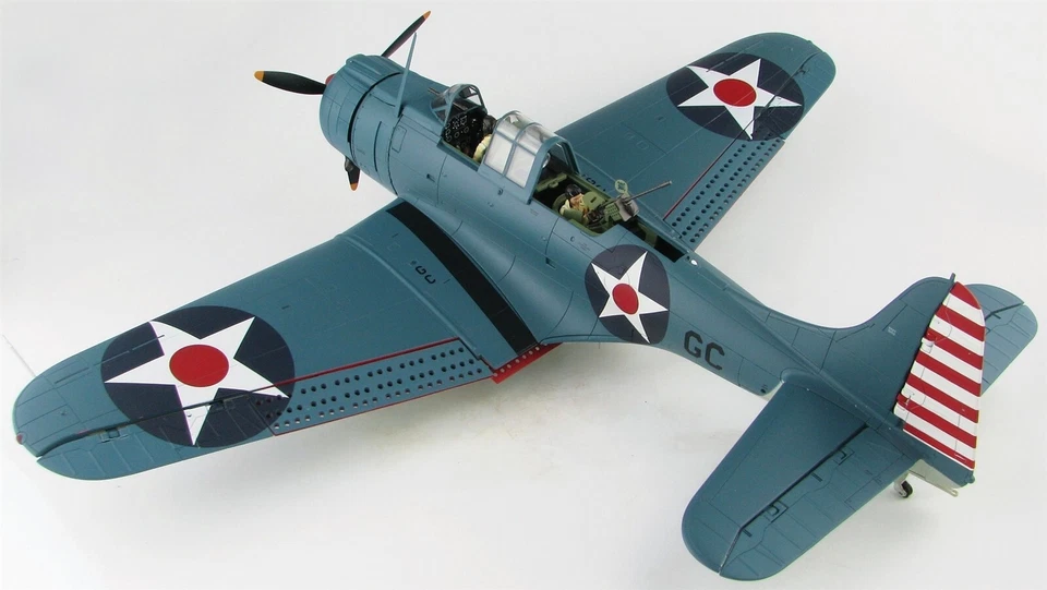 Hobby Master 1:32 SBD-2 Dauntless Black GC Howard Young Pearl Harbor 1941 HA0211 - Image 3 of 4