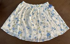 Abound Womens Size M Medium Harmony Floral Mini Skirt Blue Chintaz Floral NEW