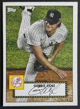 2021 Topps Series 1 Baseball 1952 Redux Gerrit Cole #T52-25 New York Yankees