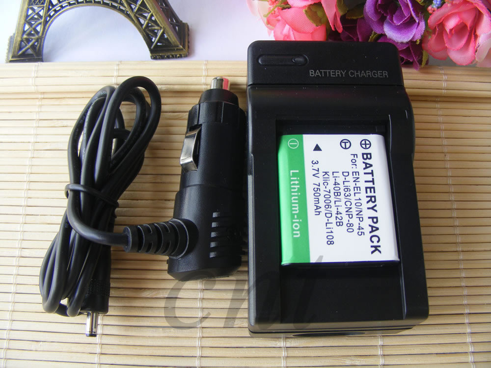 Battery + Charger Kit For Fuji Fujifilm Instax Mini 90 Neo Classic