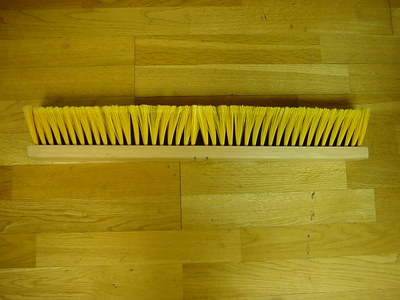 Rubbermaid slot mount hardwood block 24''  Polypropylene Push Broom Head NPX80400