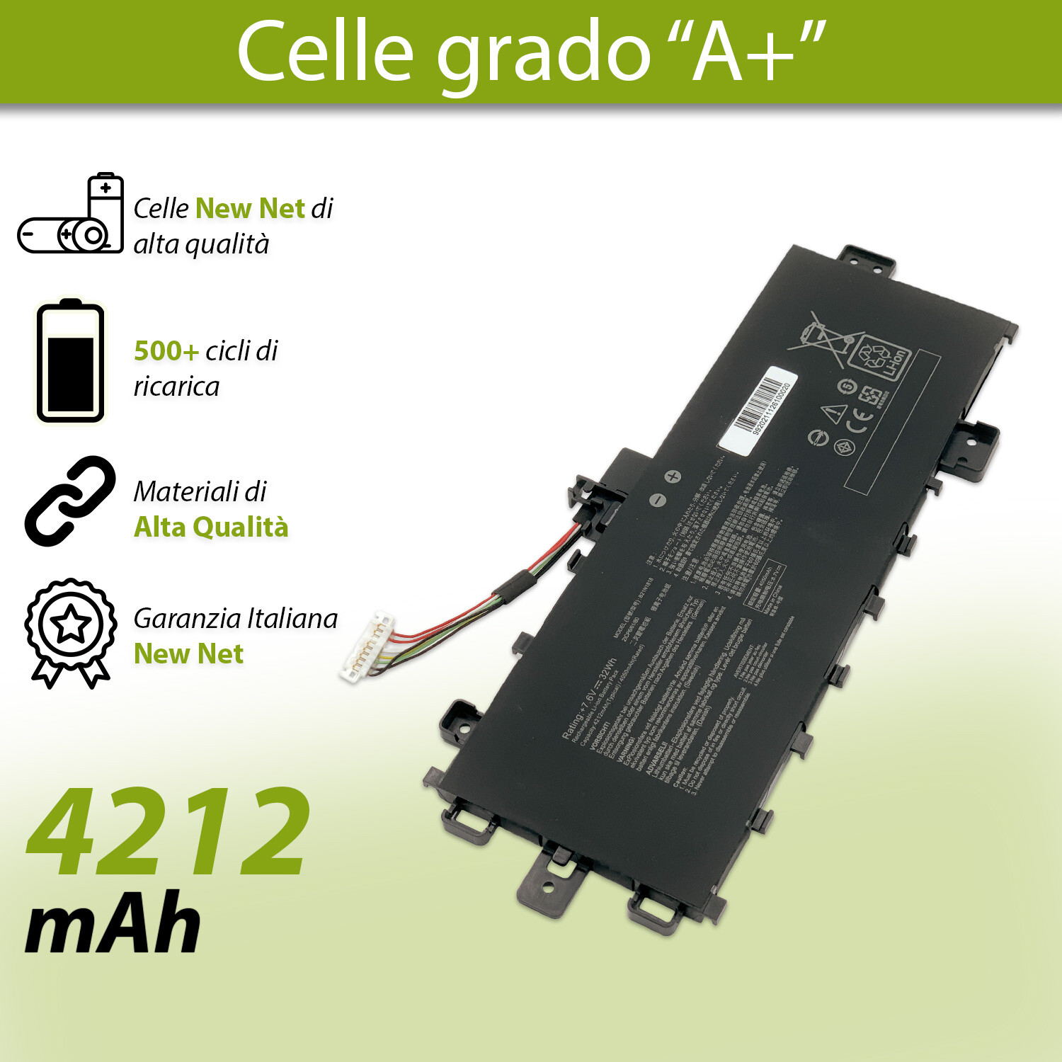 Batteria Asus Vivobook M509DA S712DA | Prezzo Shock e Qualità - 4