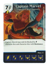Dice Masters Ms. Marvel Captain Marvel Limited Edition Prize Card OP Kit Promo