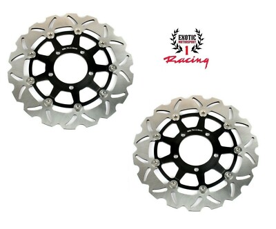 Front Brake Disc Rotors Set Kawasaki ZX10R Z1000R Versys 650 Wave