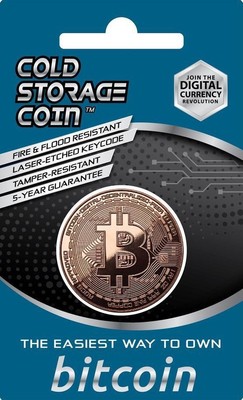 Bitcoin Cold Storage Coin Wallet 1 AV Ounce .999 Fine ...