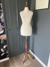 Mannequin Women UK8 Bust Dress Female Torso Display Stand Dummy wooden stand