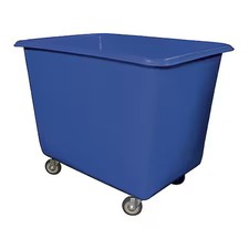 Royal Basket Trucks G08-Blx-Pga-4Unn Cube Truck, 3/8 Cu. Yd., 800 Lb. Cap, Blue