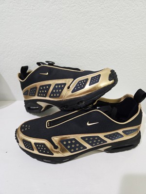 Nike Air Max Sunder SE Black Metallic Gold Men's Size 13.5