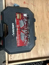 Husky 149 piece Mechanics Tool Set 1/4", 3/8, 1/2 inch Drive with Case H149MTS