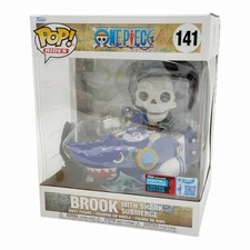 Funko Pop Rides One Piece Brook With Shark Submerge 141 NYCC 2025 Shared Sticker