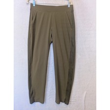 Athleta Womens Olive Green Tapered Ankle Pants Size 6 Active