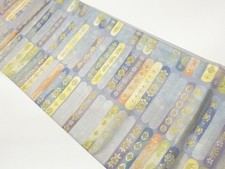 7687414: JAPANESE KIMONO JAPANESE FUKURO OBI / WOVEN CLASSICAL PATTERN