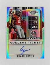 2020 Optic Contenders Chase Young Holo Rookie On Card Autograph #129? RC AUTO. rookie card picture