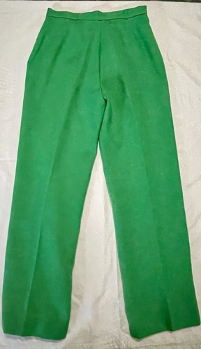 Daniel For Spellbound 4pc Pant Skirt Suit Scarf Vintage 80s Kelly Green Lined - Picture 16 of 22