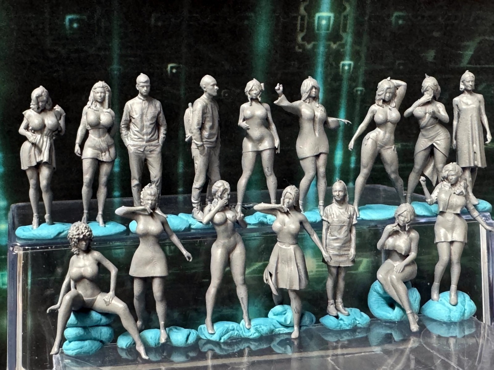 1:64 Figures  - For Dioramas Miniature Figures 164 Fig Lot 719 Doublegdiecast