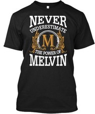 Melvin Never Underestimate M The Power T-Shirt Made in the USA Size S to 5XL