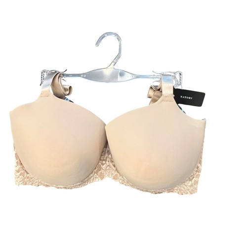 Buy Feathers Full Figure Contour Underwire Bra in Café Online