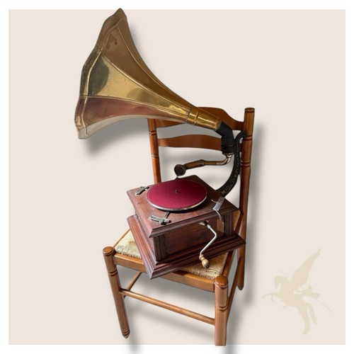 Grammophone Ancien – Modèle Non Répertorié - Photo 2/5