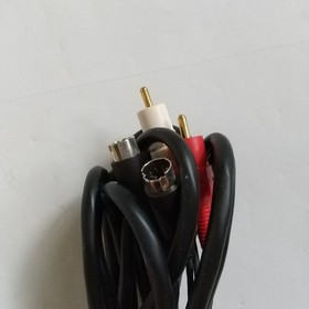 Sega Saturn Genuine S Video Cable HSS-0105 W/Box SS Very Good Used Japan