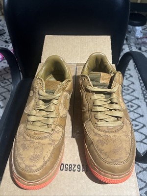 2005 Nike Air Force One Inside Out, Maple Mango Vintage Shoe project shoe