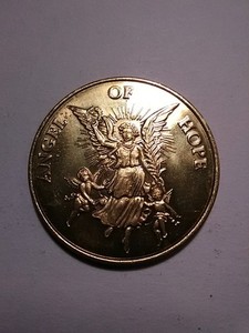 Beautiful Angel of Hope Good Luck Token