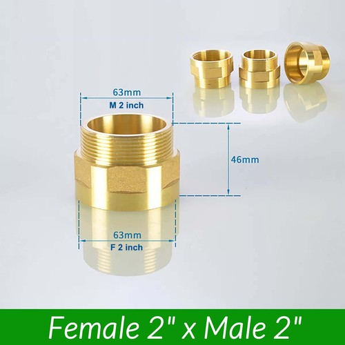 1/8" 1/4" 3/8" 1/2" 3/4" -2" Female To Male BSP Connector Brass Reducing Adaptor