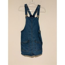No boundaries overall denim dress pockets juniors size medium