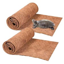 Midyrrg 2 Rolls Reptile Carpet Coconut Fiber Bearded Dragon Substrates Snake ...