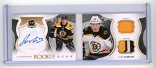 2017-18 UD THE CUP ROOKIE GEAR BOOKLET AUTO PATCH JERSEY JAKE DEBRUSK - CANUCKS