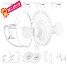 Two Complete Sets Compatible with Momcozy 27mm Sets, Transparent